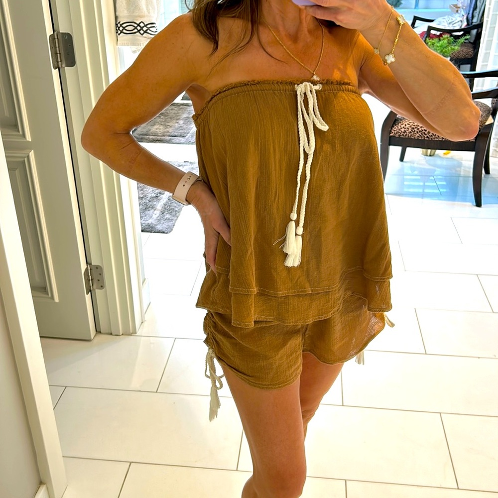 Two piece Free people short set